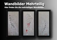 Wandbilder mehrteilig als dreiteilige oder zweiteilige Wandbilder